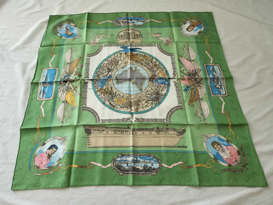 HERMES Carré "Geographer" Scarf