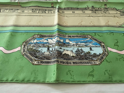 HERMES Carré "Geographer" Scarf