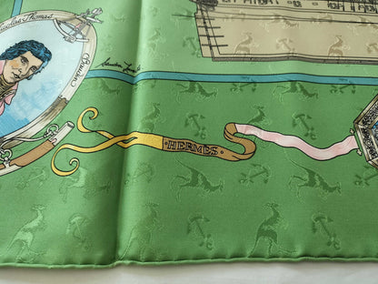 HERMES Carré "Geographer" Scarf
