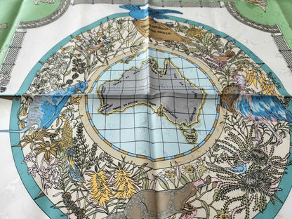 HERMES Carré "Geographer" Scarf
