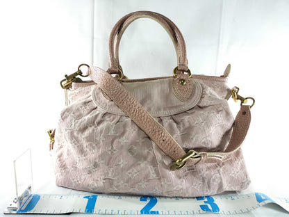 LOUIS VUITTON Monogram Denim Rose Neocavi MM Rose M95836 Tote Bag