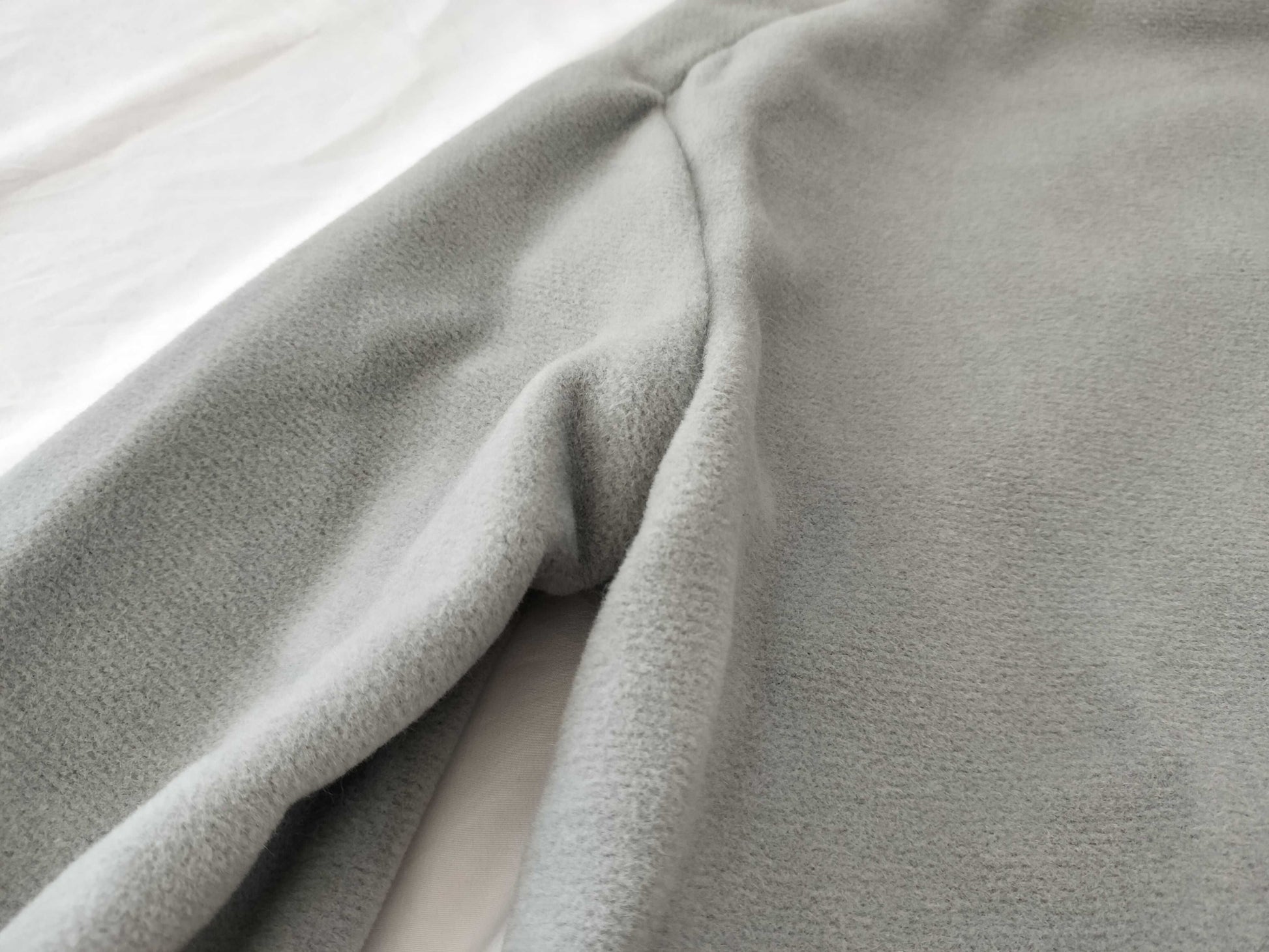 LOUIS VUITTON Fleece Top Gray Top