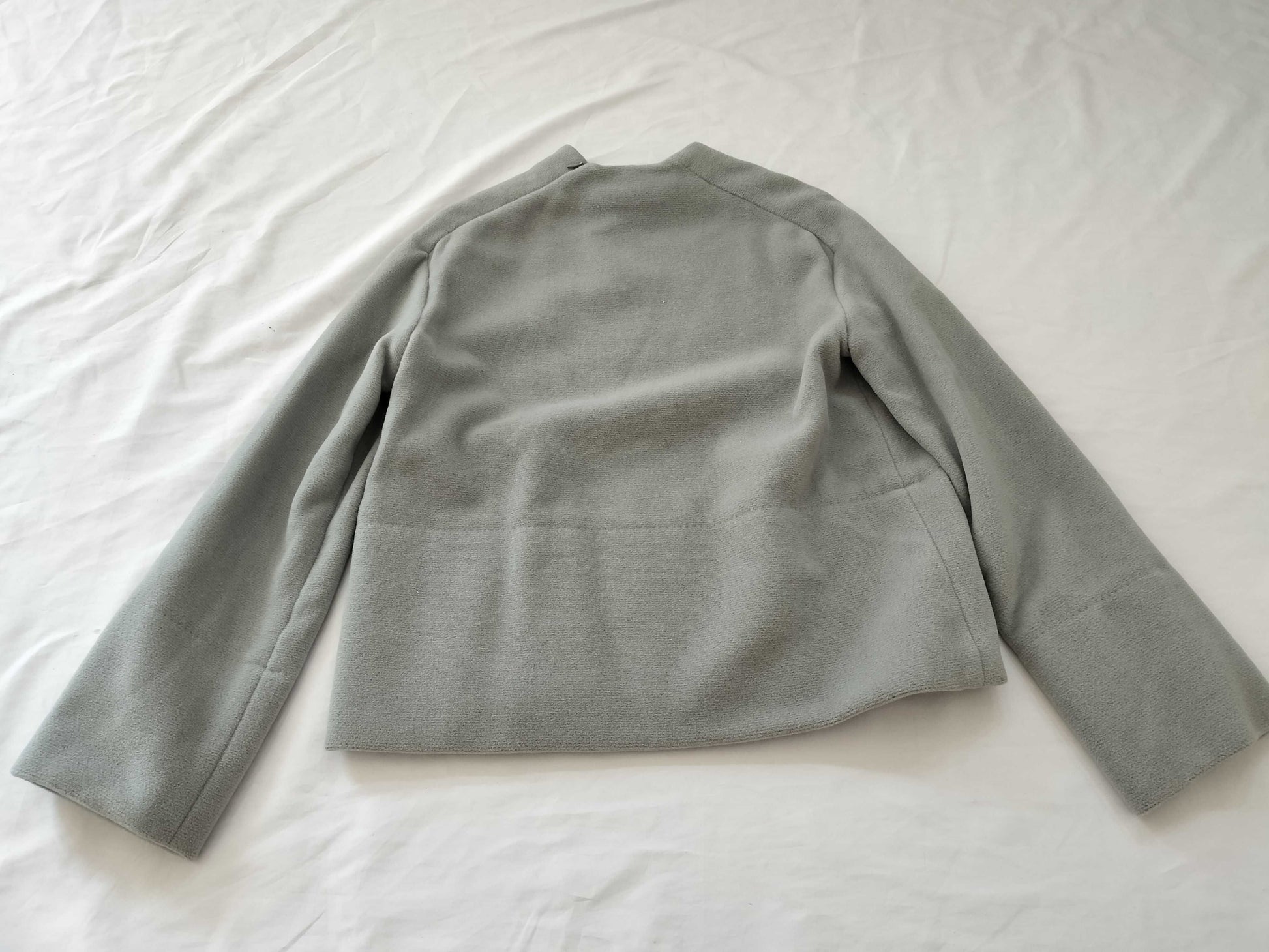 LOUIS VUITTON Fleece Top Gray Top