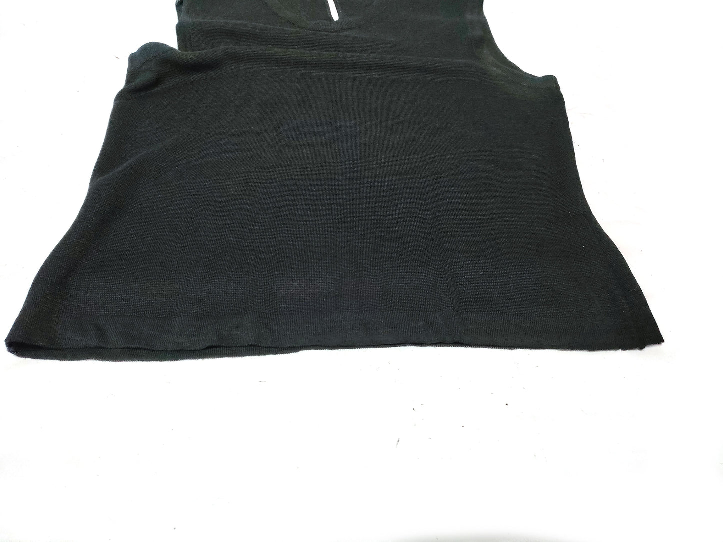 HERMES knit vest black vest