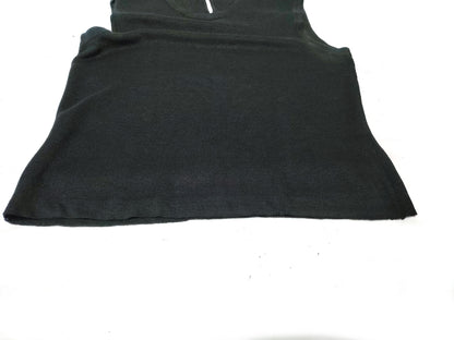 HERMES knit vest black vest