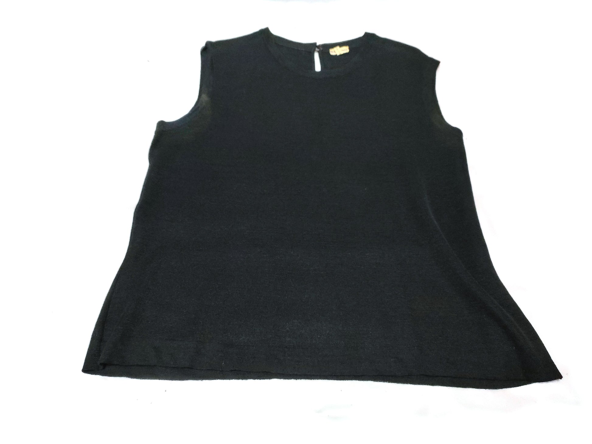HERMES knit vest black vest