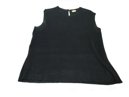 HERMES knit vest black vest