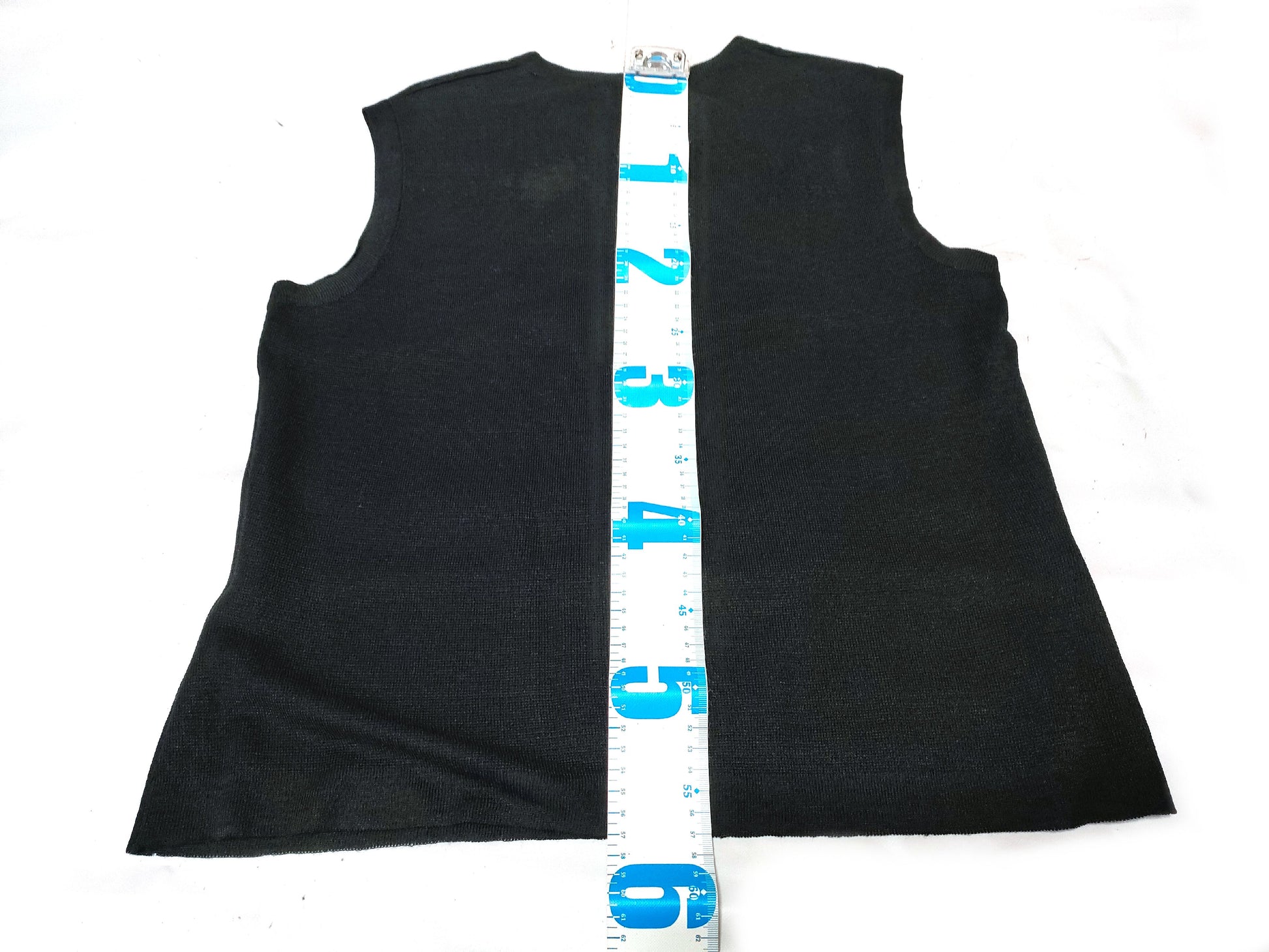 HERMES knit vest black vest