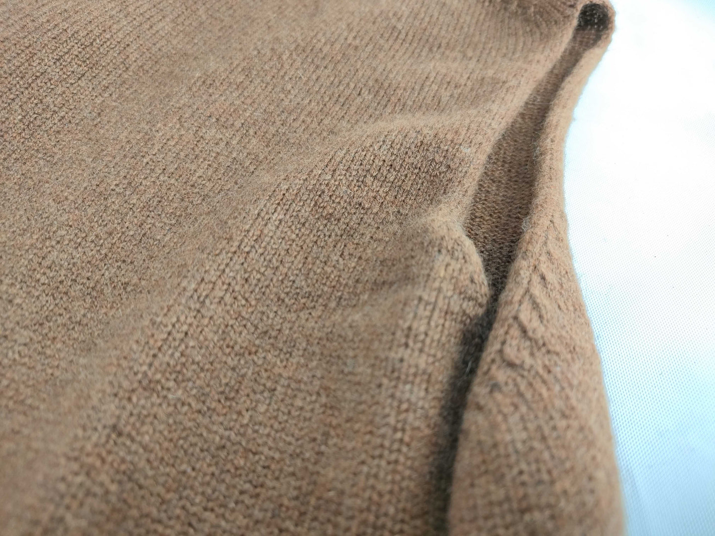 HERMES Knit Dress with Bolero, 100% Cashmere, Brown