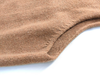 HERMES Knit Dress with Bolero, 100% Cashmere, Brown