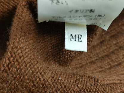 HERMES Knit Dress with Bolero, 100% Cashmere, Brown