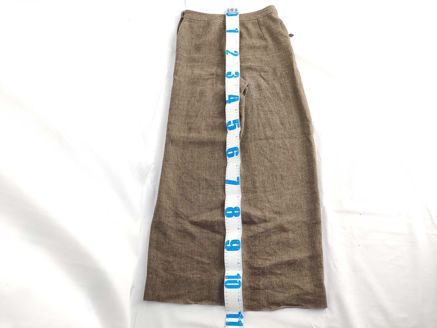 HERMES Pants Beige Linen Pants