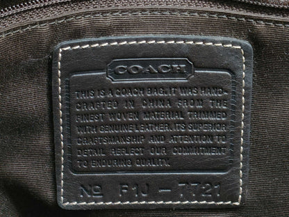 COACH Signature Suede Tote 7721 Tote Bag