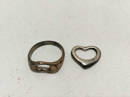 Tiffany & Co. Open Heart Ring/Necklace Set Accessories Collection Accessories Collection 