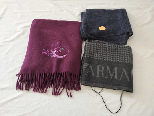 FENDI Dior Armani Scarf *3 Scarf