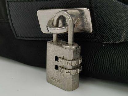PRADA nylon Boston bag