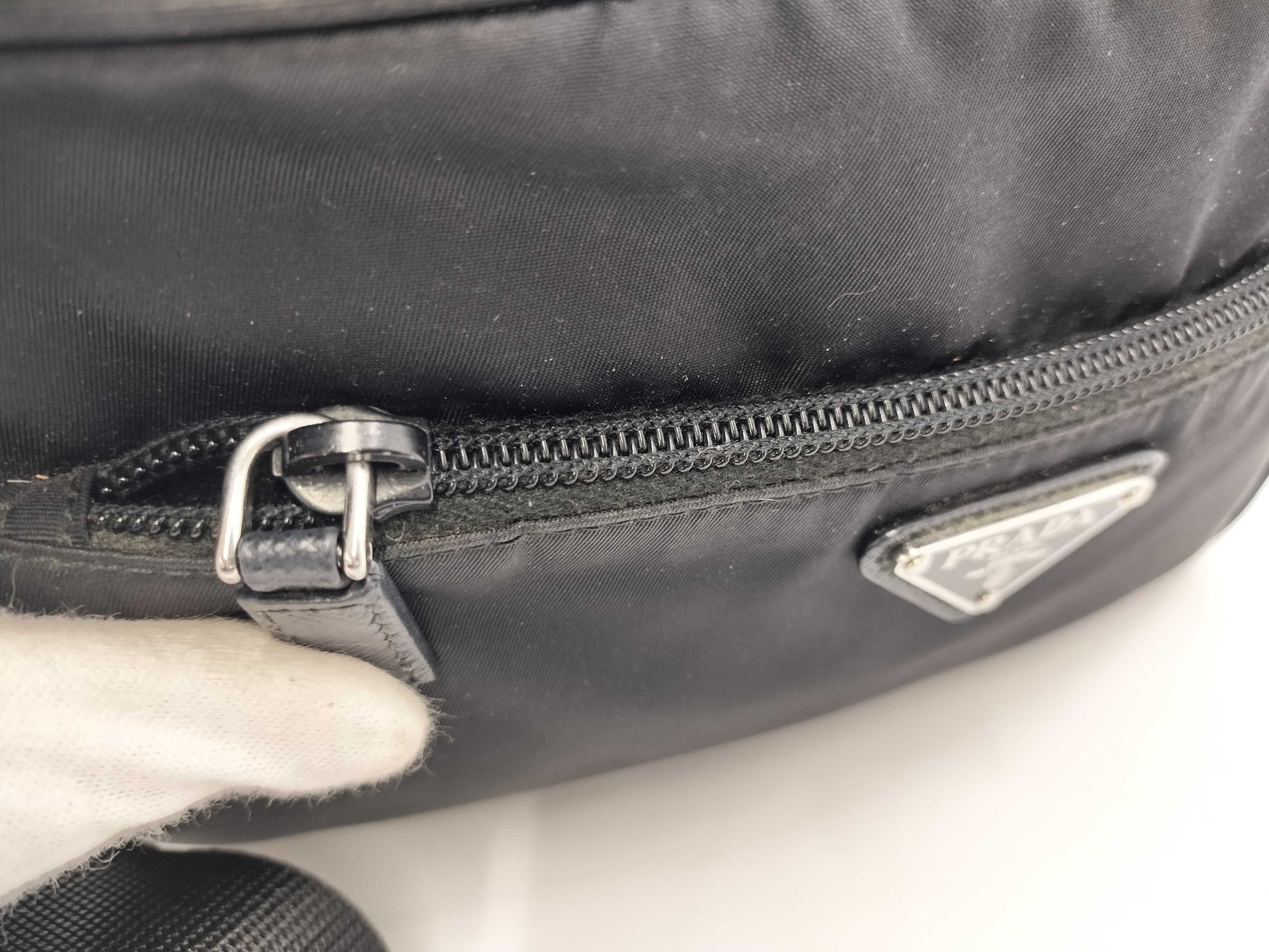 PRADA Nylon Shoulder Pouch Shoulder Bag