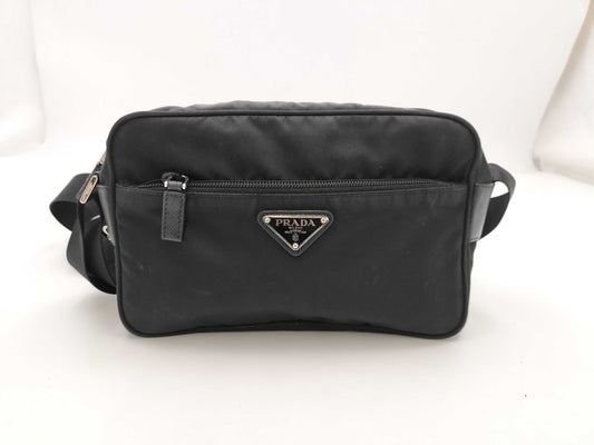 PRADA Nylon Shoulder Pouch Shoulder Bag