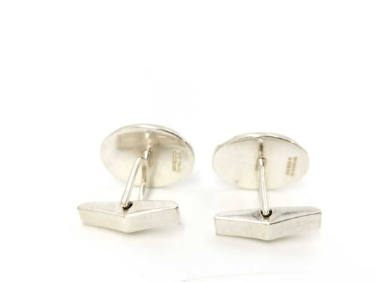 Tiffany & Co. Grooved 10.5g Tie Clip/Cufflinks