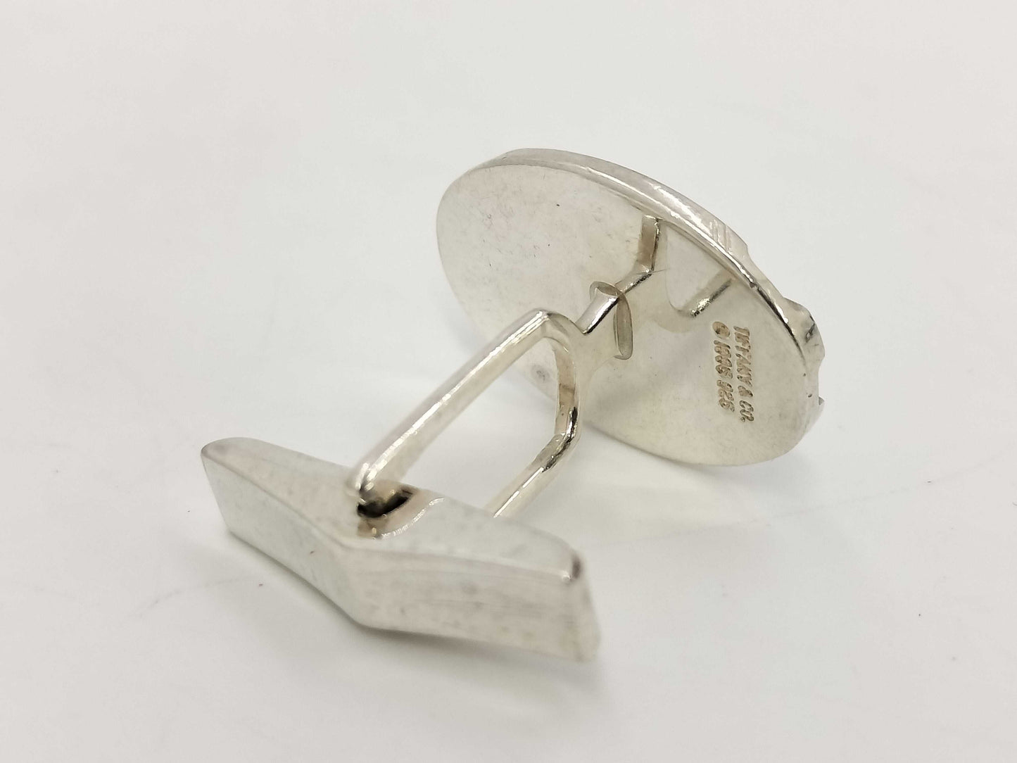 Tiffany & Co. Grooved 10.5g Tie Clip/Cufflinks