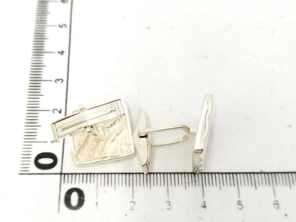 Tiffany & Co. Stripe Wave 12.4g Tie Clip/Cufflinks