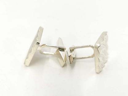 Tiffany & Co. Stripe Wave 12.4g Tie Clip/Cufflinks