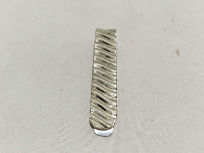 Tiffany & Co. Stripe Wave 8.9g Tie Clip/Cufflinks