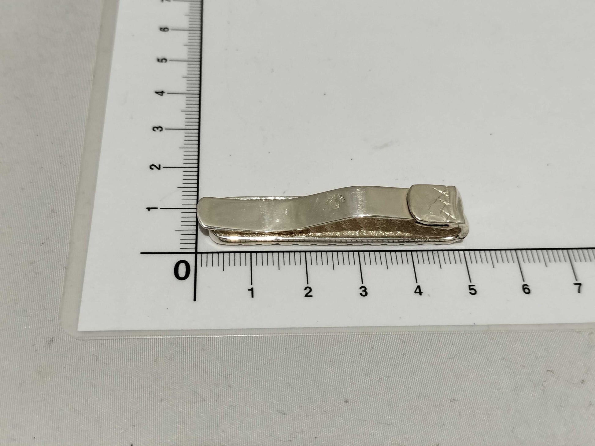 Tiffany & Co. Stripe Wave 8.9g Tie Clip/Cufflinks