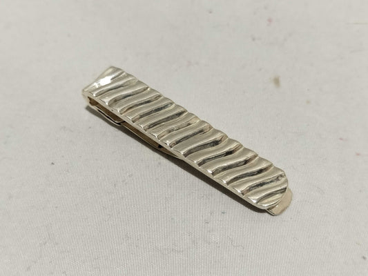 Tiffany & Co. Stripe Wave 8.9g Tie Clip/Cufflinks