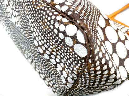 LOUIS VUITTON M40684 Monogram Neverfull Yayoi Kusama Pumpkin Dot Tote Bag