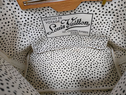 LOUIS VUITTON M40684 Monogram Neverfull Yayoi Kusama Pumpkin Dot Tote Bag