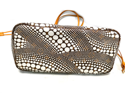 LOUIS VUITTON M40684 Monogram Neverfull Yayoi Kusama Pumpkin Dot Tote Bag