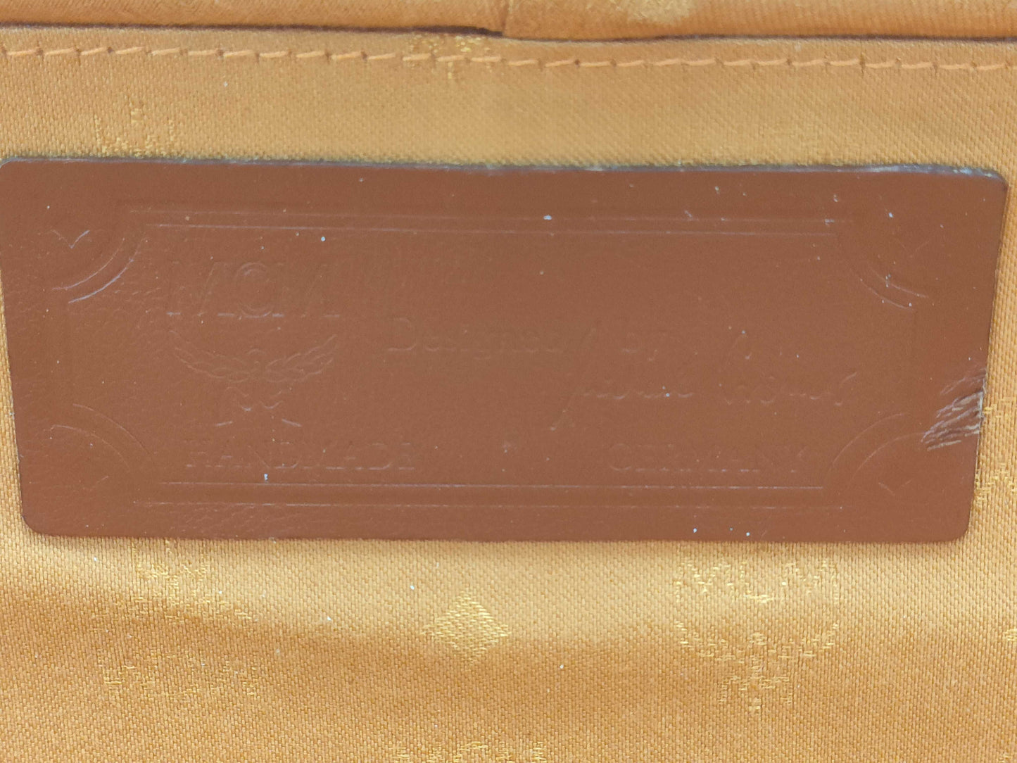 MCM travel bag with broken handle