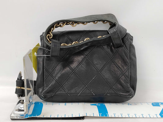 CHANEL Bicolor Lambskin Waist Pouch Shoulder Bag