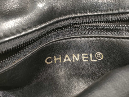 CHANEL Bicolor Lambskin Waist Pouch Shoulder Bag