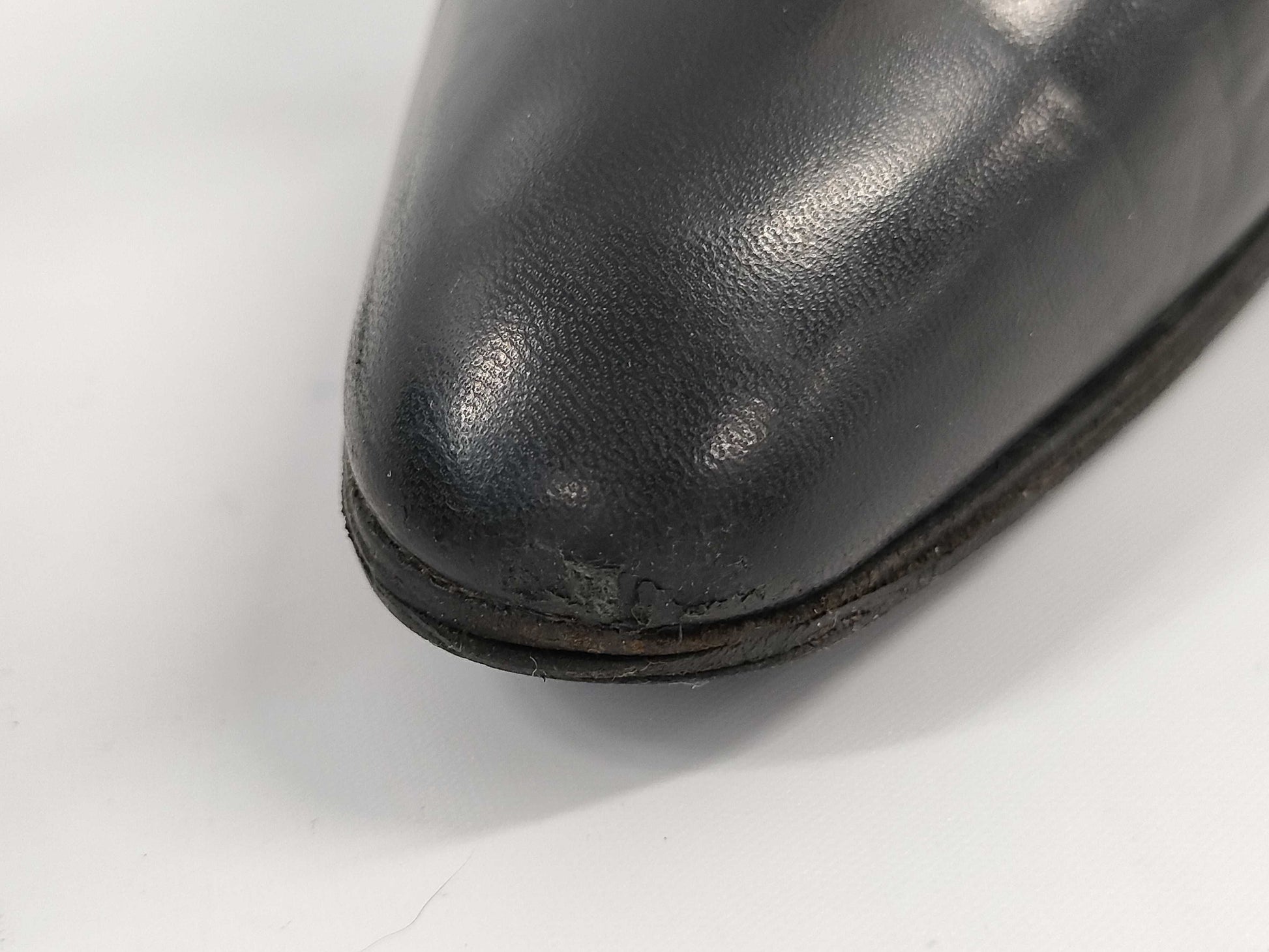 GUCCI Leather Heel Belt Motif Black Other Shoes