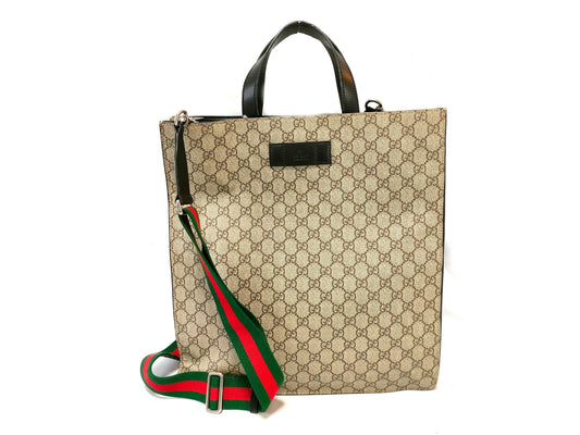 GUCCI GG GG Supreme 2-Way Hand Tote 456217 Tote Bag