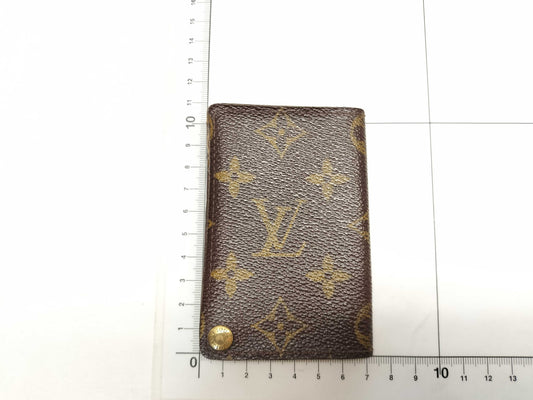 LOUIS VUITTON Monogram Monogram Porte Carte Credit Pression Card Case, Pass Case, Business Card Case