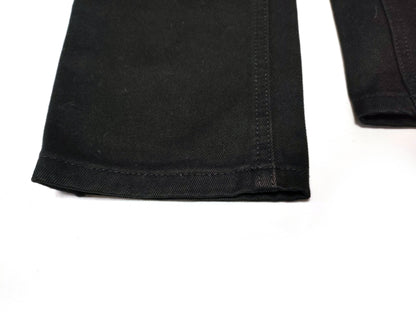 GUCCI Leather x Cotton Contrast Pants