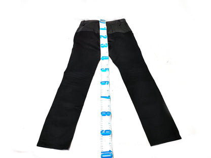GUCCI Leather x Cotton Contrast Pants