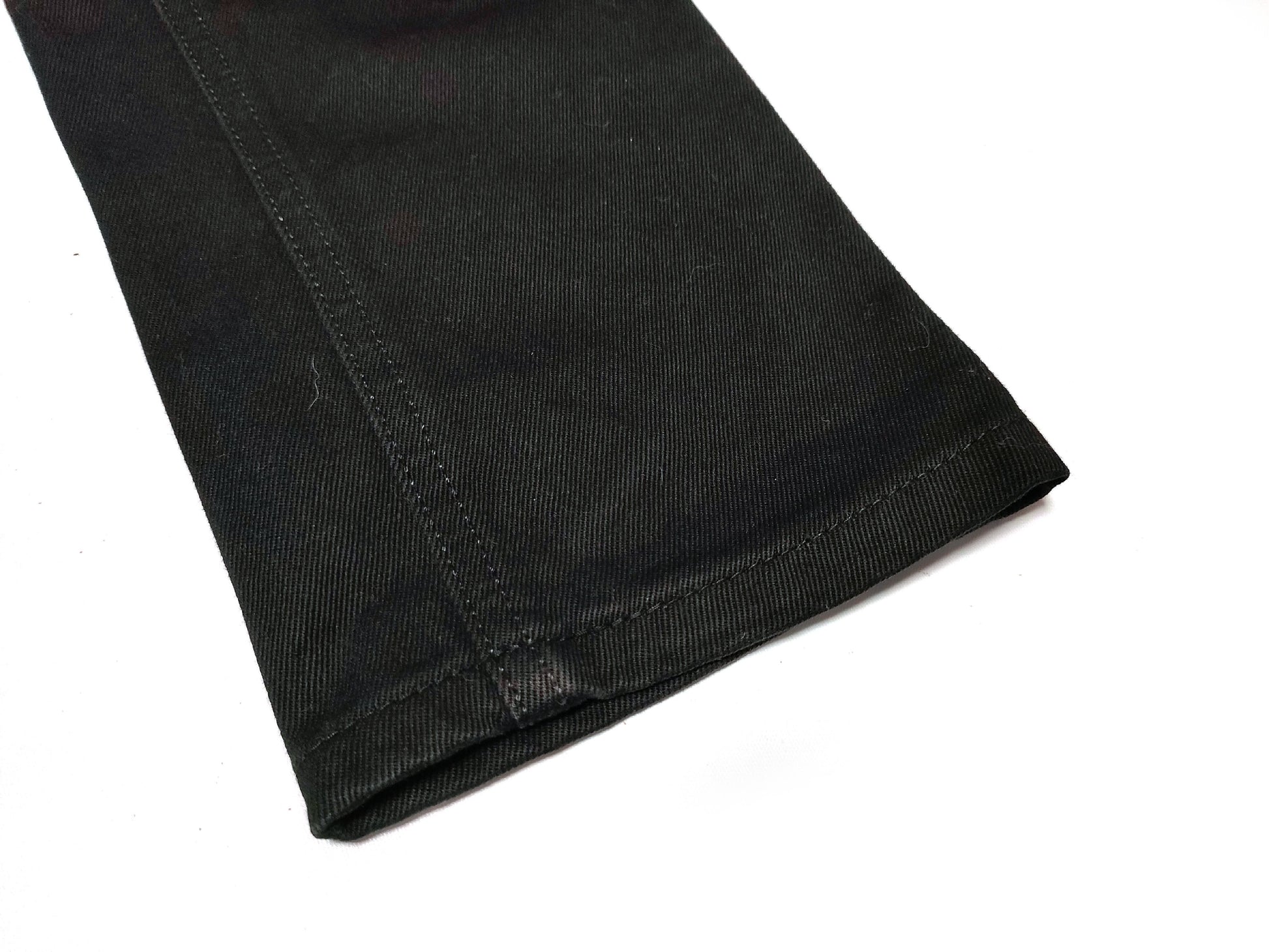 GUCCI Leather x Cotton Contrast Pants