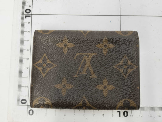 LOUIS VUITTON Monogram Card Case, Condition Considered, Coin Case
