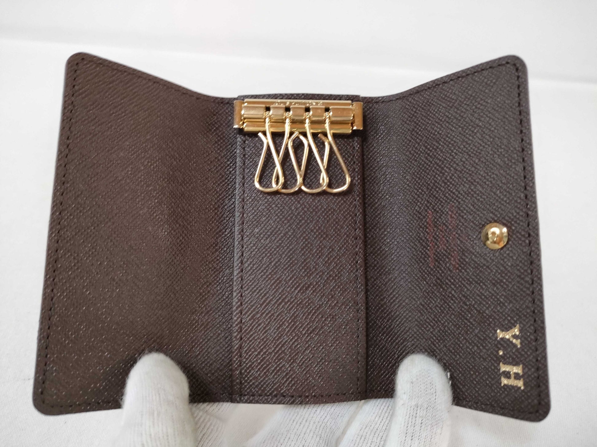 LOUIS VUITTON RFID Unverifiable Serial Number Unverifiable Damier N62631 Multicle 4 Key Case/Key Holder