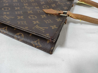 LOUIS VUITTON M51140 Monogram Sac Plat Tote Bag