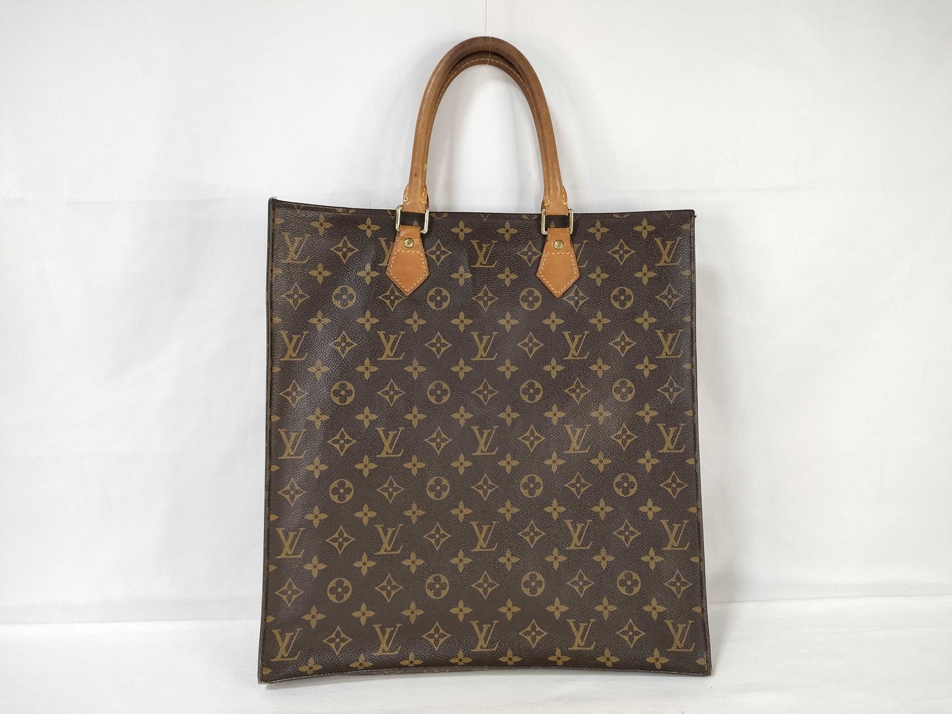 LOUIS VUITTON M51140 Monogram Sac Plat Tote Bag