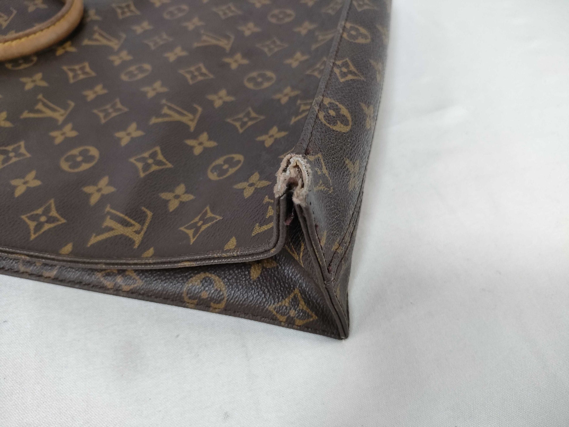 LOUIS VUITTON M51140 Monogram Sac Plat Tote Bag