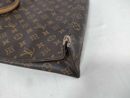 LOUIS VUITTON M51140 Monogram Sac Plat Tote Bag