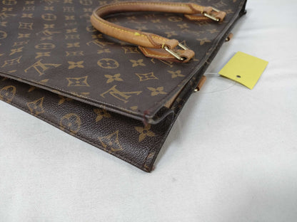 LOUIS VUITTON M51140 Monogram Sac Plat Tote Bag