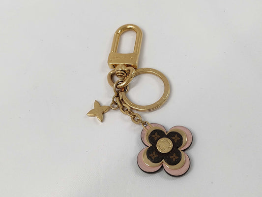 LOUIS VUITTON M63085 Porte Cle Blooming Flower BB Key Case/Key Holder