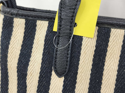 LRL Lauren Ralph Lauren Canvas Stripe 2-Way Handbag